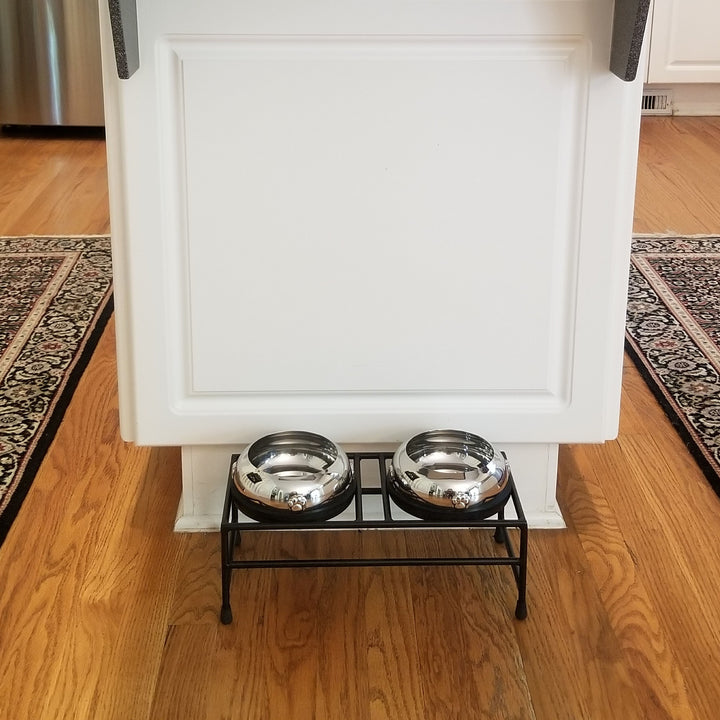 adjustable raised double stainless steel dog diner bowls Adjustable Double Bowl Elevated Dog Feeder – Stainless Steel Stand for –  Advance Pet Product