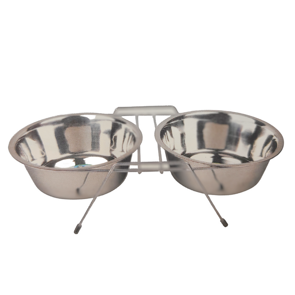 Stainless Steel Pet Bowls & Buckets
